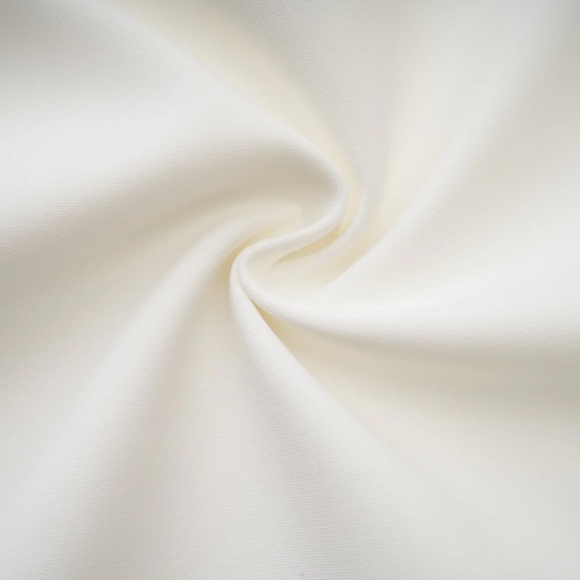 WHITE EMBELLISHED MIDI DRESS - Picture 9 of 10